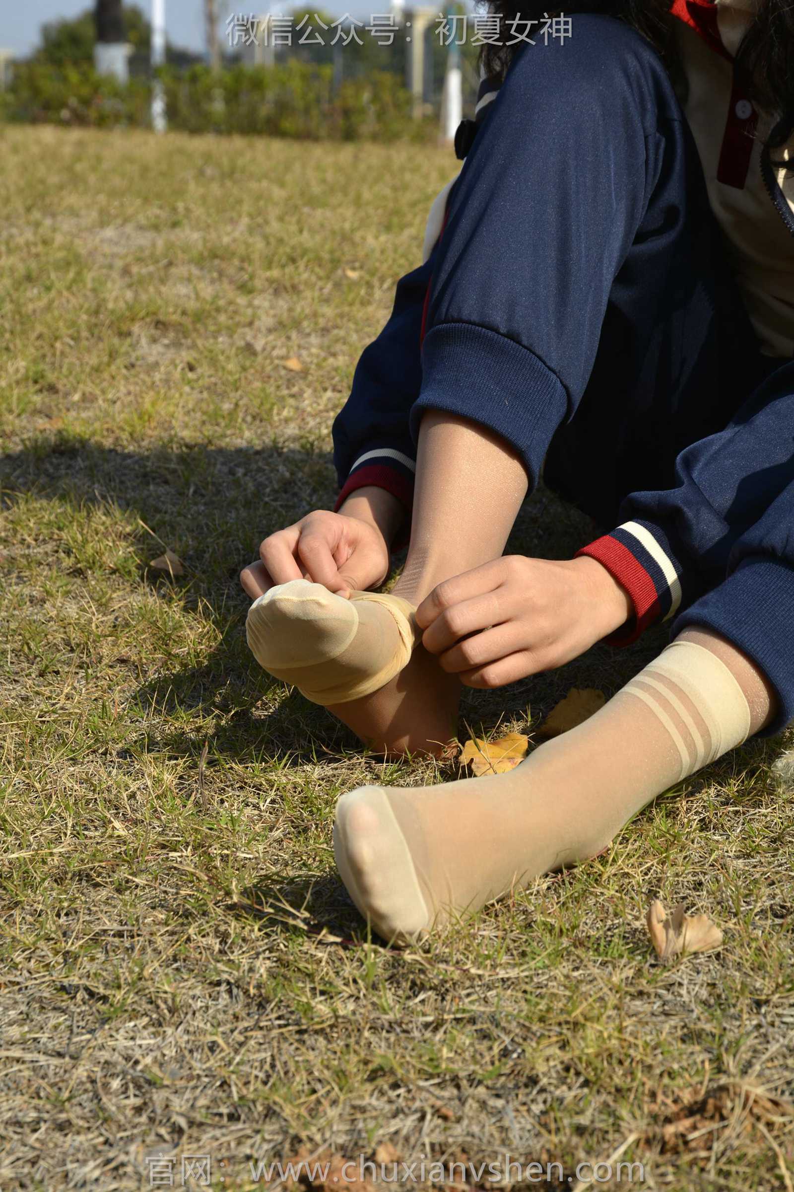 初夏女神 NO.125 点点 英伦风校服[140P]第15张