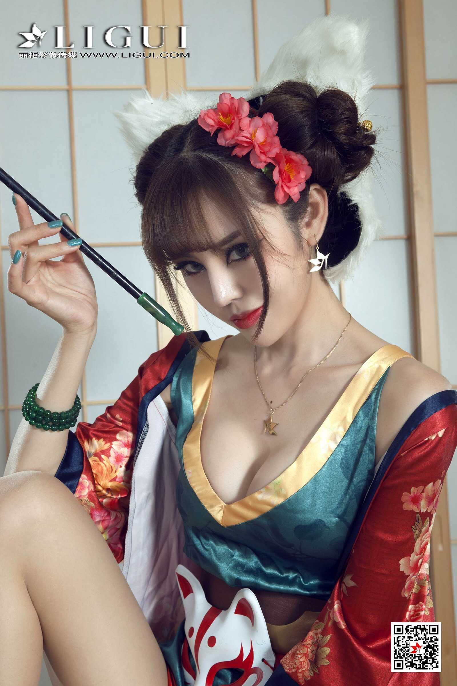 Model 凉儿《古典玉足》 [丽柜Ligui] 写真集第6张