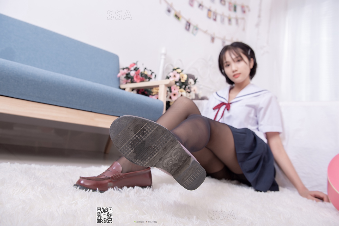 [SSA丝社]超清写真 NO.169 小佩 JK至服黑丝[148P]第10张