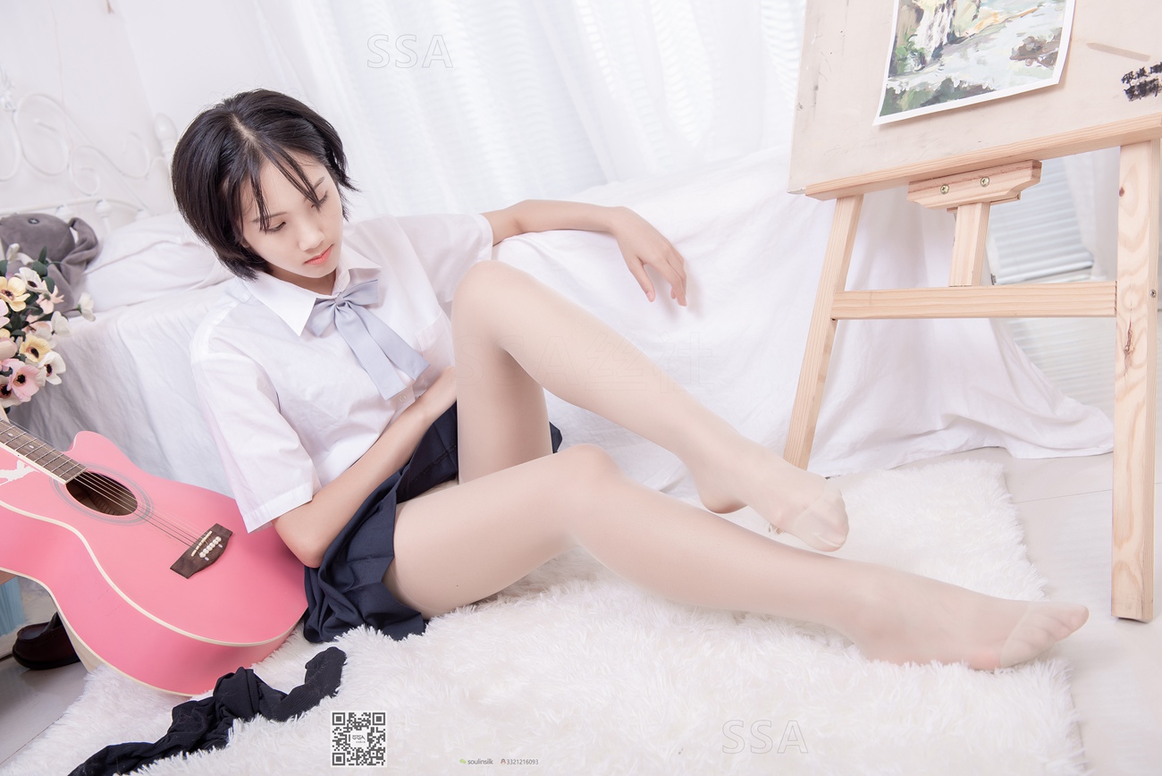 [SSA丝社]超清写真 NO.181 小佩 酒窝少女JK至服肉丝黑袜穿搭示范[135P]第13张