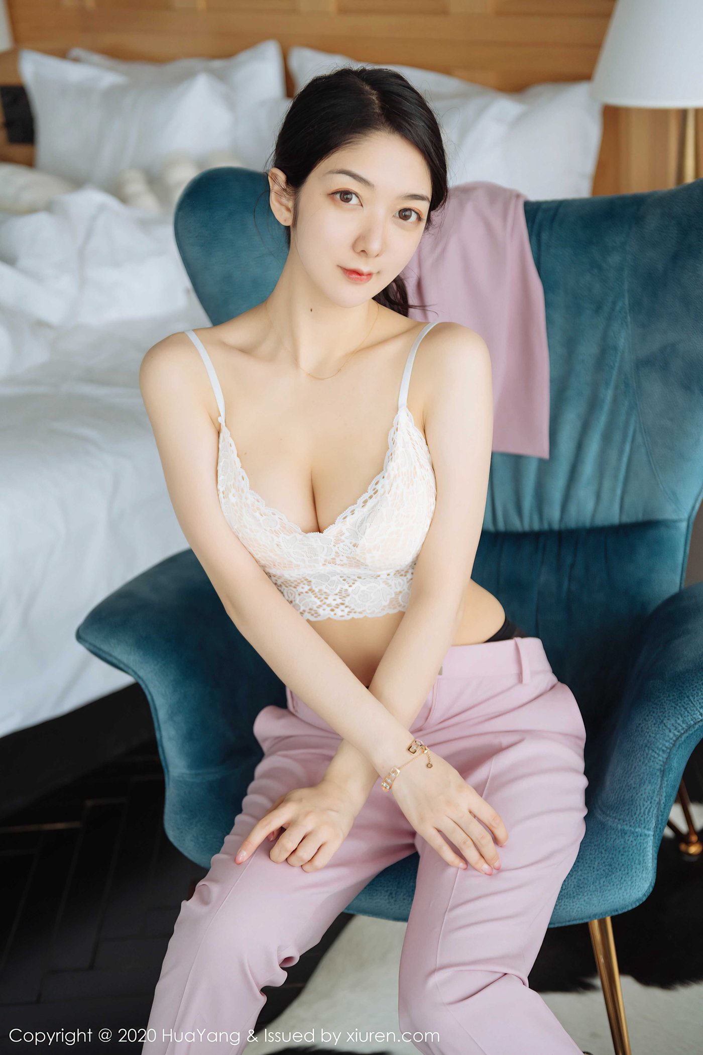 [HuaYang花漾show]HYG20200715VOL0255 2020.07.15 VOL.255 飒爽的粉红西装 Angela小热巴[60+1P]第12张