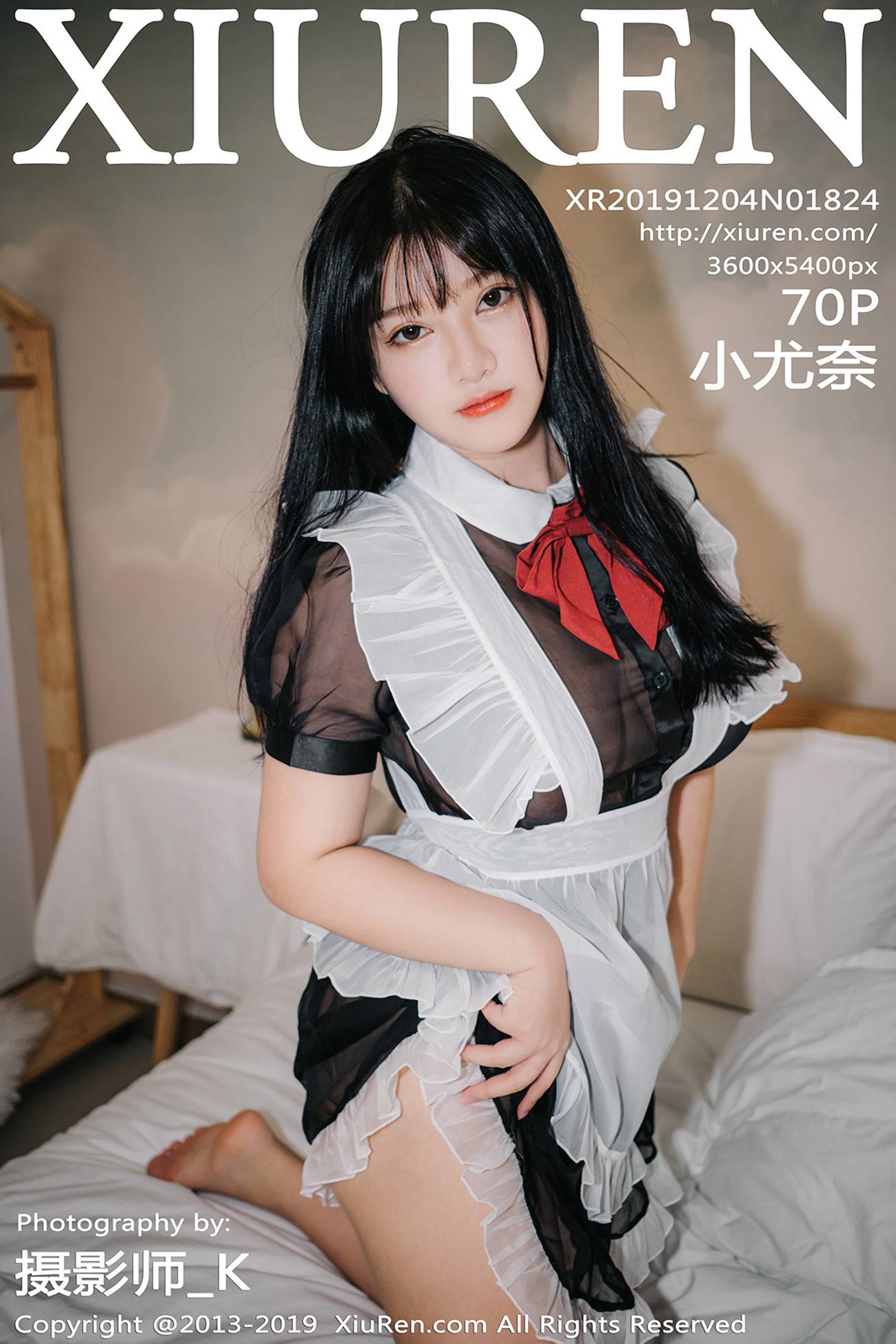 [Xiuren绣人网]XR20191204N01824 2019.12.04 NO.1824 演绎女仆与魅惑内一 小尤奈[70+1P]第1张