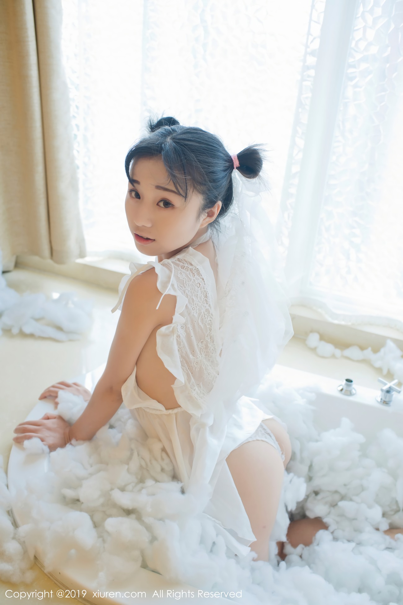 [Xiuren绣人网]XR20190116N01313 2019.01.16 NO.1313 蕾SI小新娘+日系蓝色体操服 仓井优香[45+1P]第5张