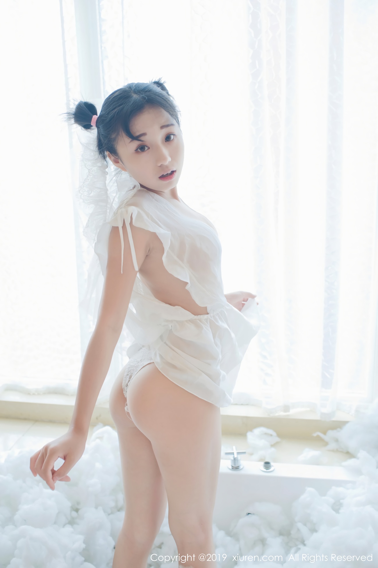 [Xiuren绣人网]XR20190116N01313 2019.01.16 NO.1313 蕾SI小新娘+日系蓝色体操服 仓井优香[45+1P]第6张