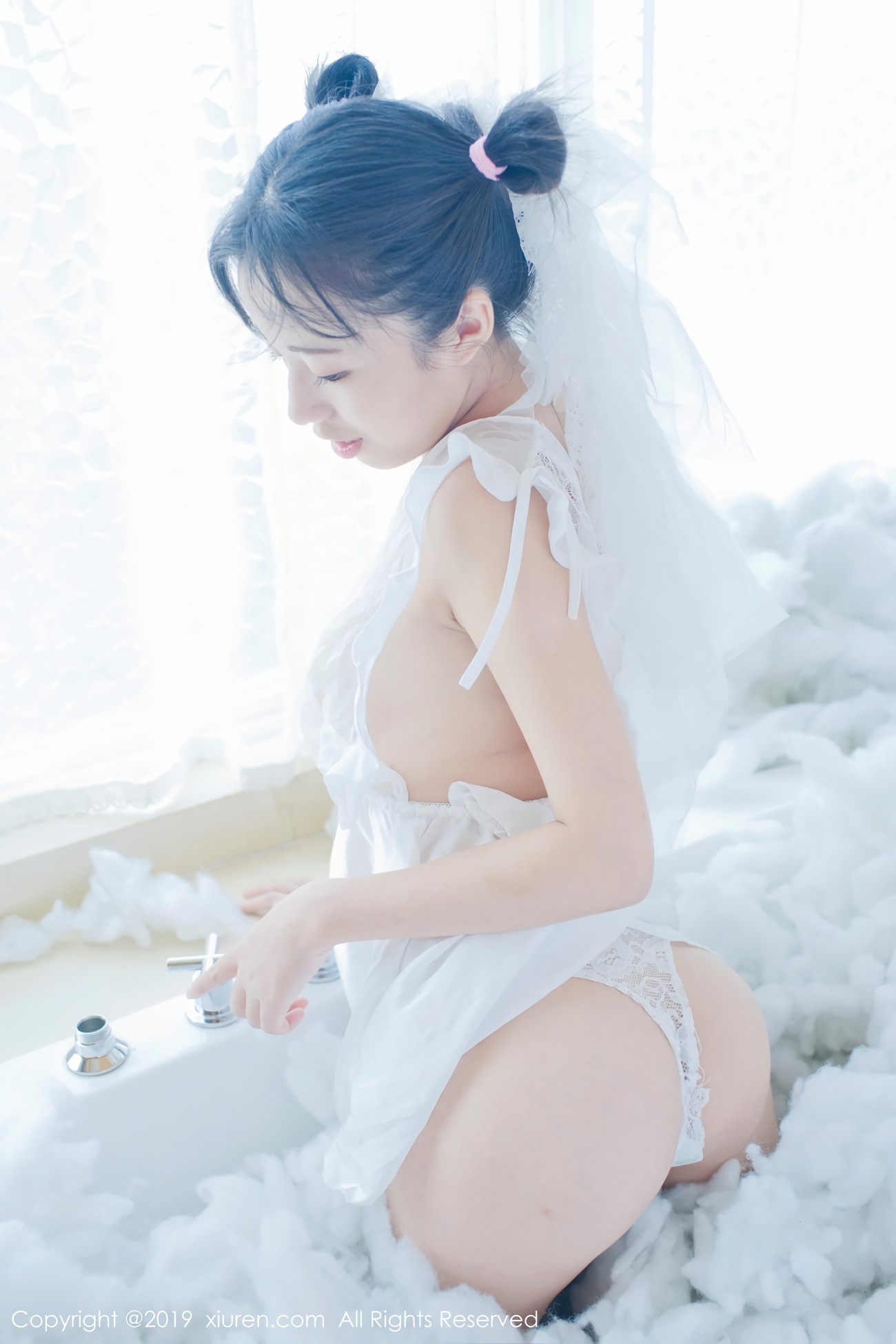 [Xiuren绣人网]XR20190116N01313 2019.01.16 NO.1313 蕾SI小新娘+日系蓝色体操服 仓井优香[45+1P]第7张