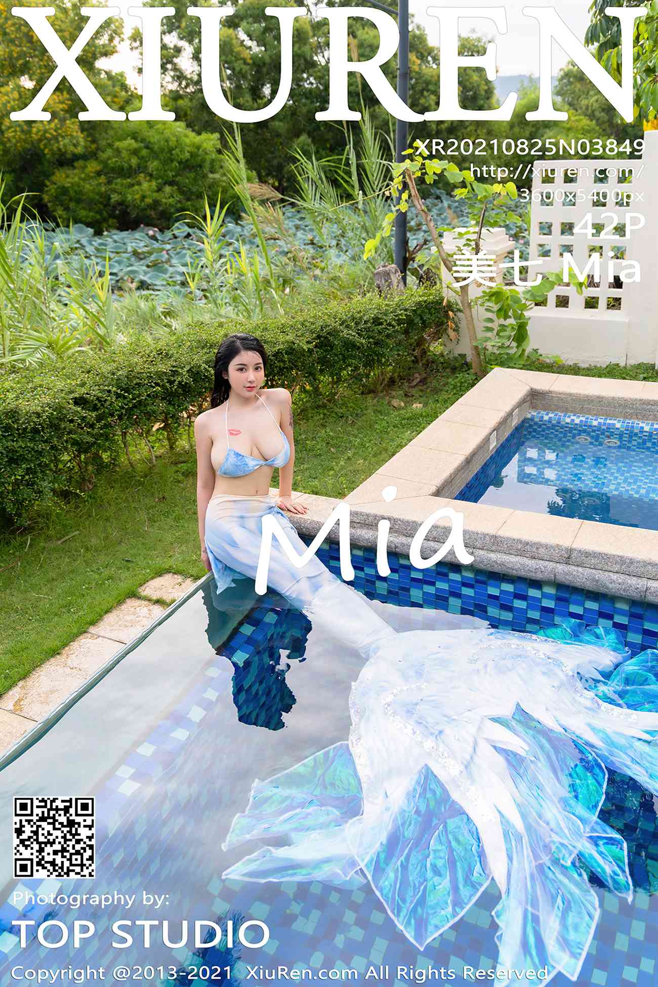 [Xiuren绣人网]2021.08.25 NO.3849 美七 Mia[42+1P]第1张