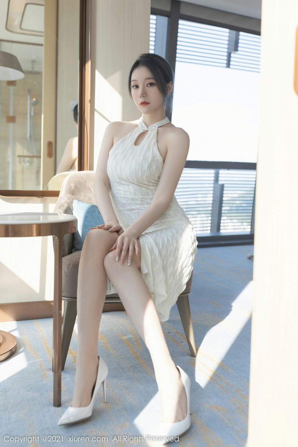 [XiuRen秀人网] 2021.12.07 No.4308 安然Maleah 露肩连衣裙第6张