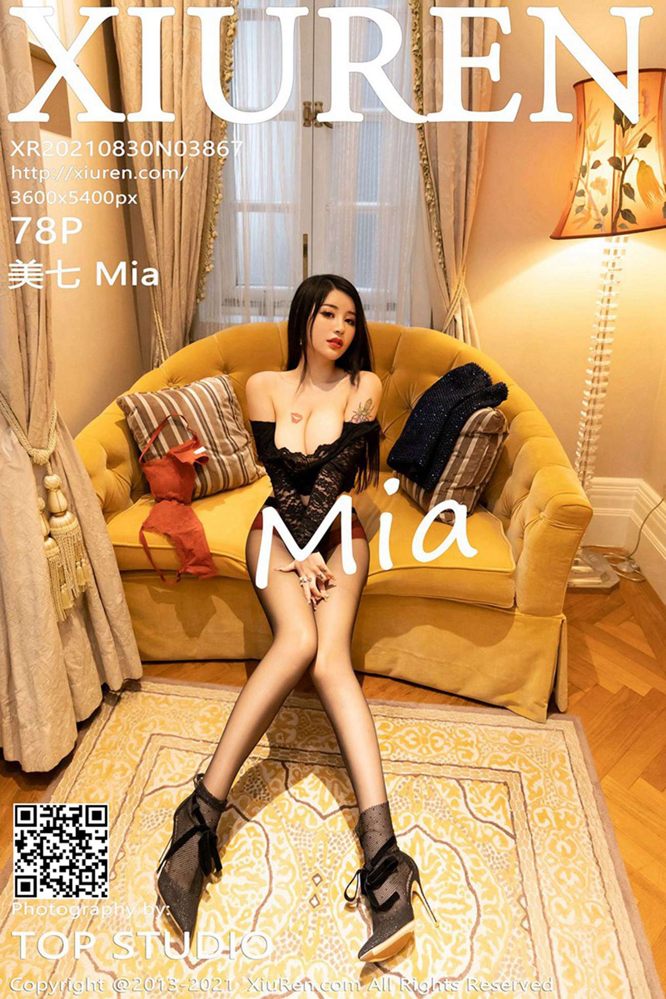 [Xiuren绣人网]2021.08.30 NO.3867 美七 Mia[78+1P]第16张