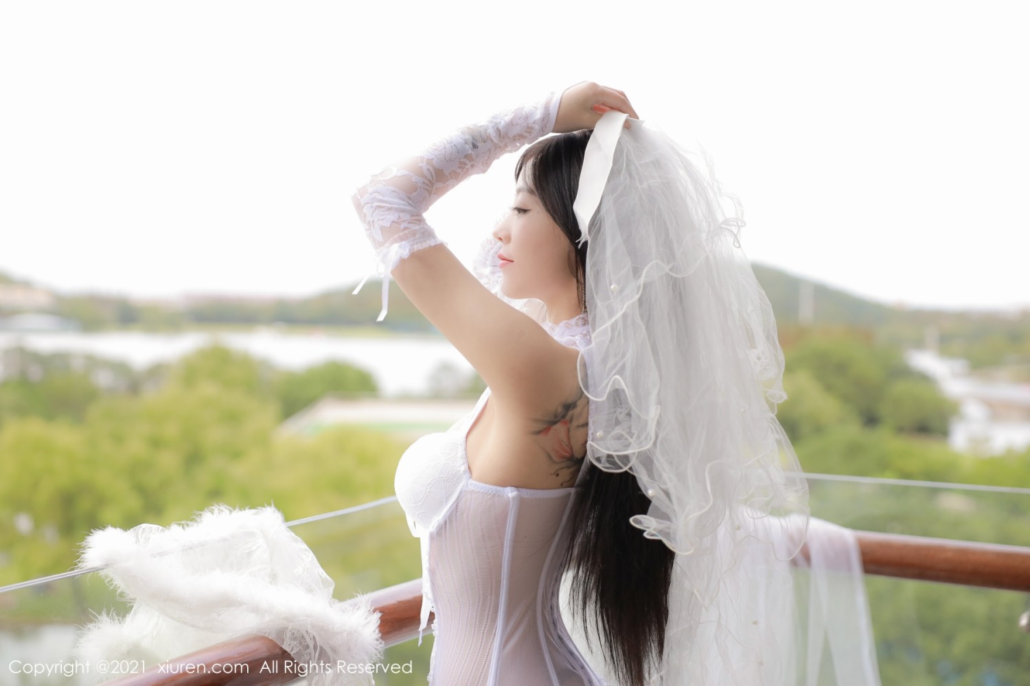 [XiuRen秀人网] 2021.12.15 No.4339 佘贝拉bella 性感婚纱第6张