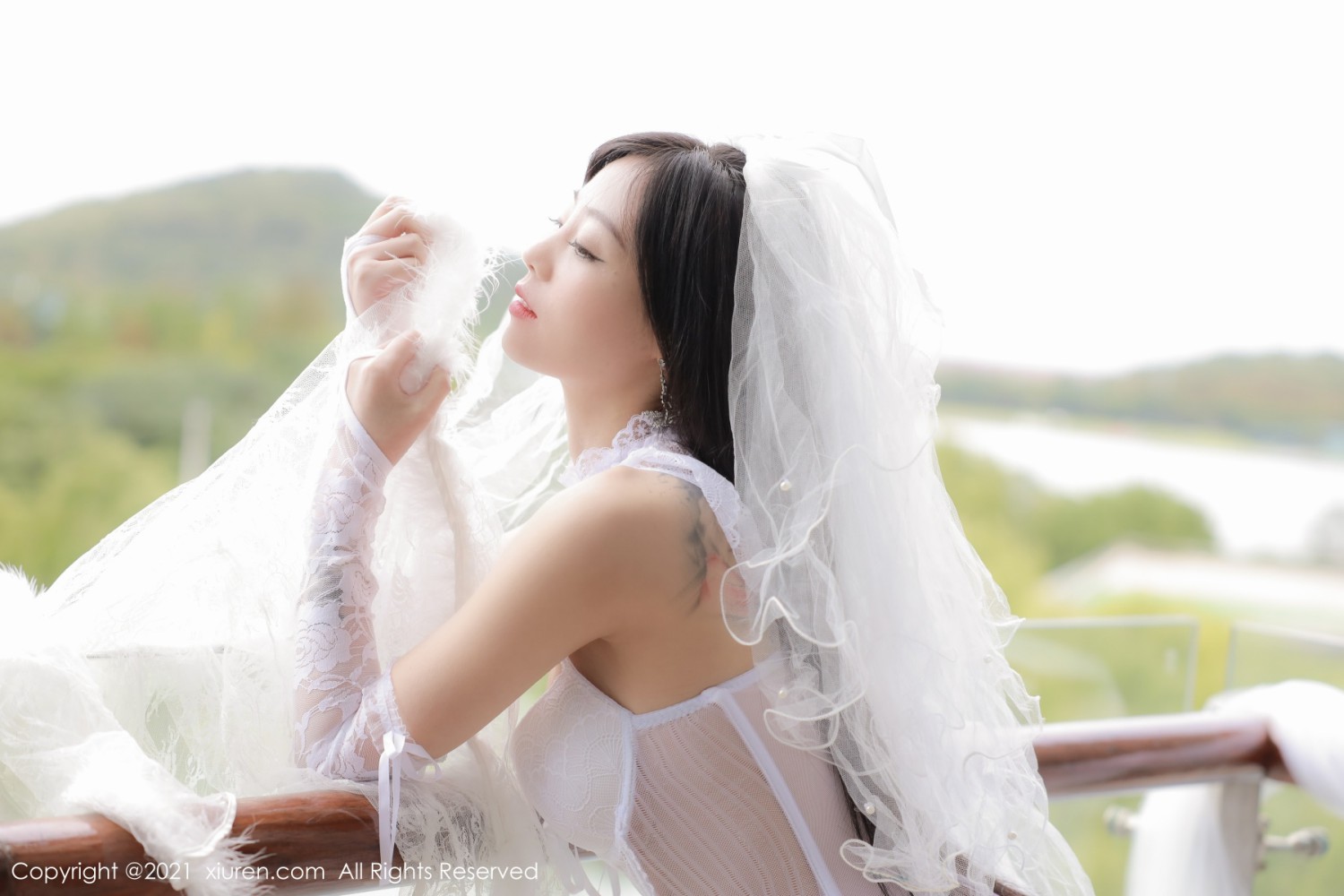 [XiuRen秀人网] 2021.12.15 No.4339 佘贝拉bella 性感婚纱第7张