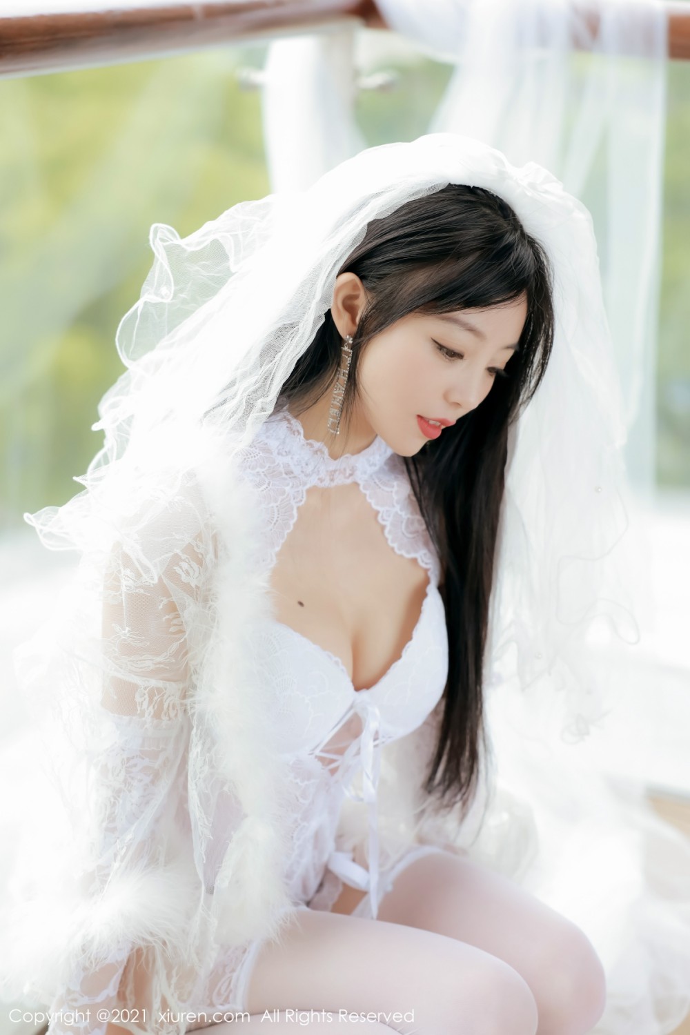 [XiuRen秀人网] 2021.12.15 No.4339 佘贝拉bella 性感婚纱第8张