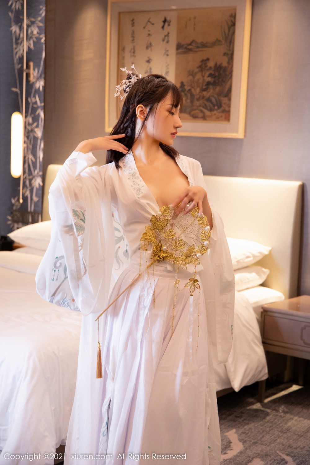 [XiuRen秀人网] 2021.12.16 No.4344 西门小玉 古装诱惑第4张