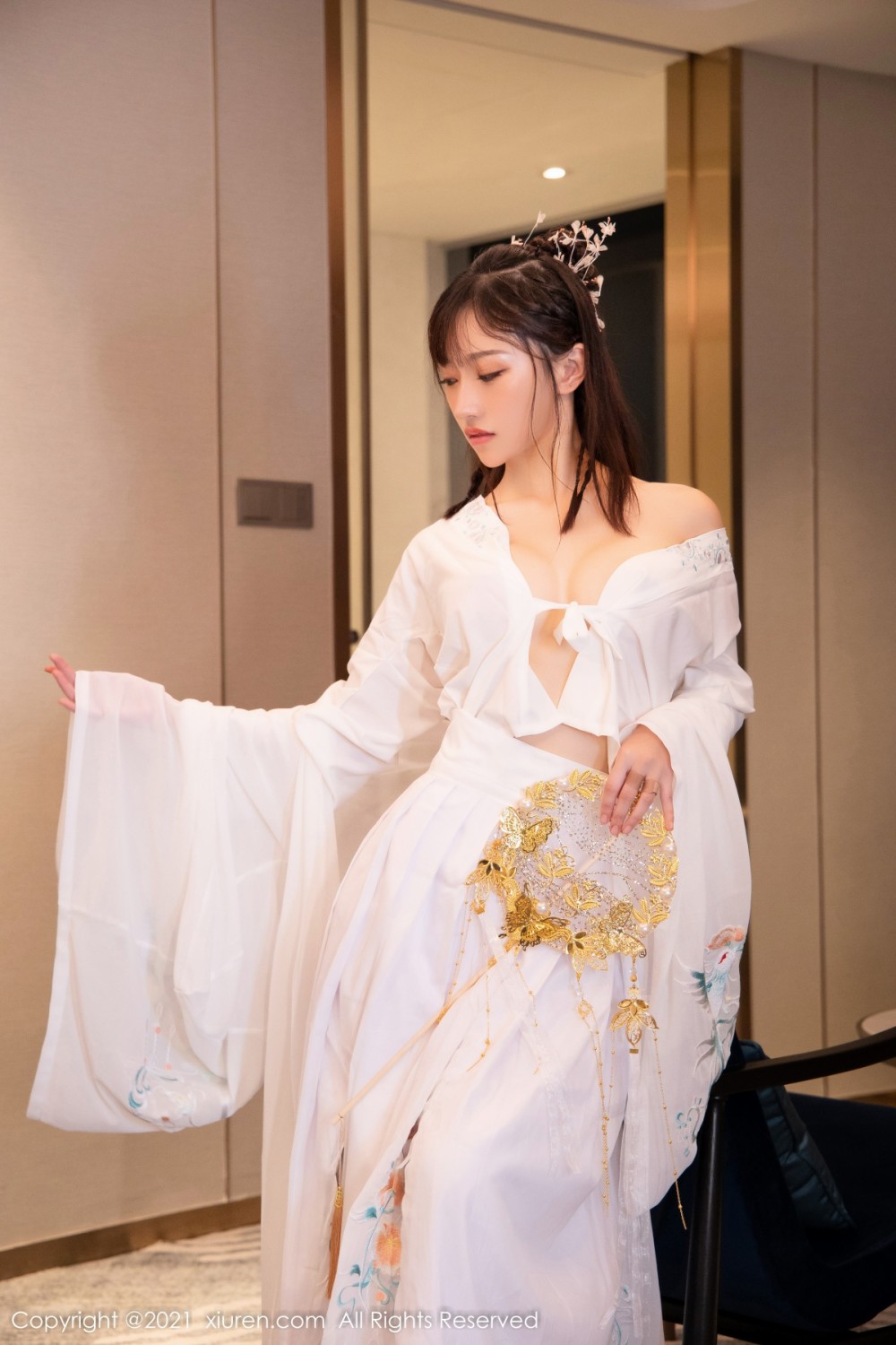 [XiuRen秀人网] 2021.12.16 No.4344 西门小玉 古装诱惑第6张