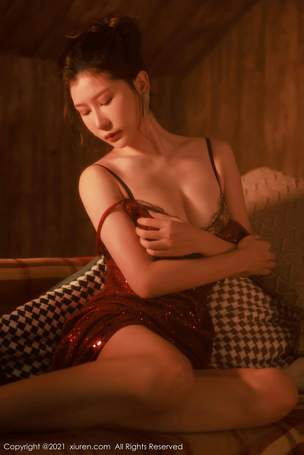 [XiuRen秀人网] 2021.12.20 No.4357 尹甜甜 油画风写真第5张
