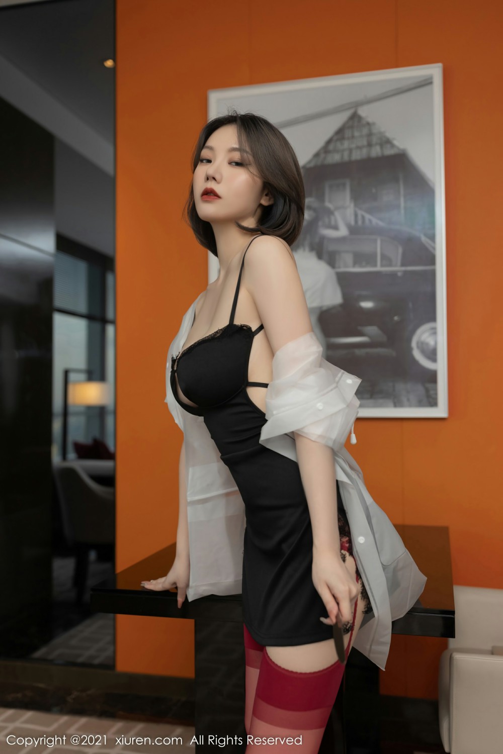 [XiuRen秀人网] 2021.12.21 No.4362 安然Maleah 红色丝袜第6张