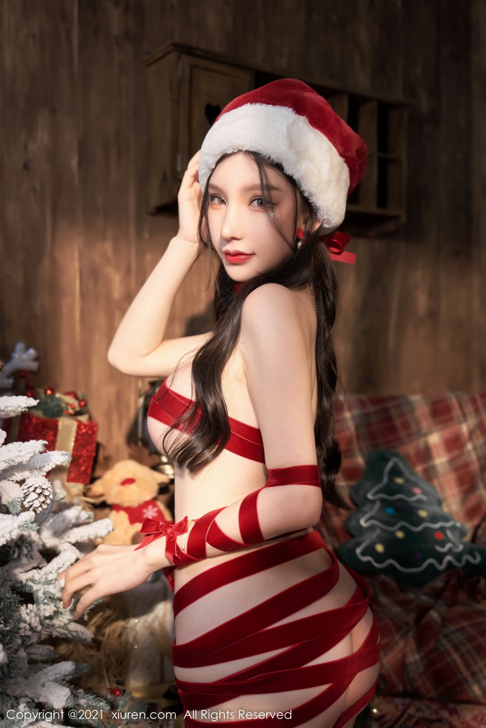 [XiuRen秀人网] 2021.12.24 No.4385 周于希Sally 圣诞礼物第7张