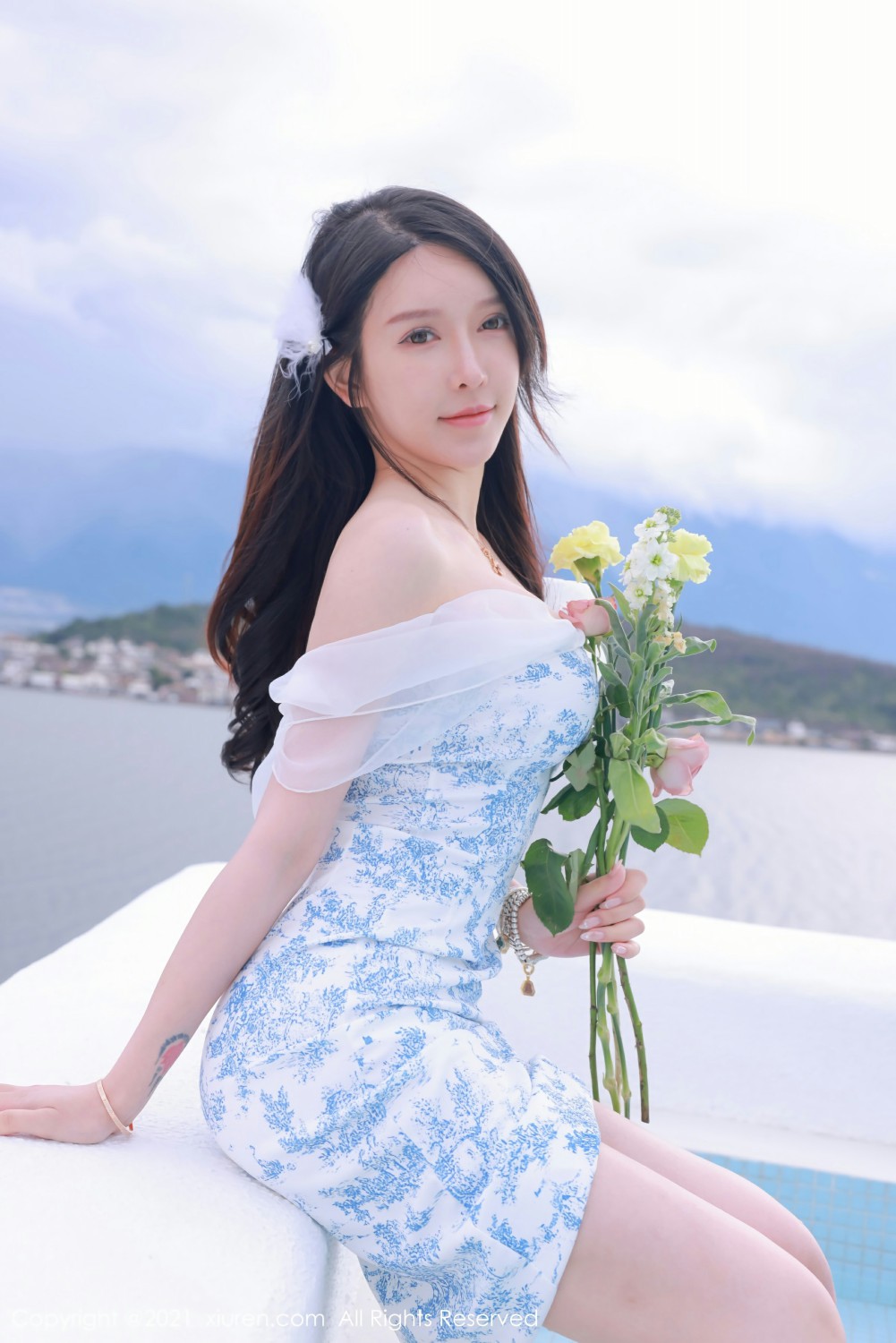 [XiuRen秀人网] 2021.12.29 No.4401 玉兔miki 透明长裙第7张