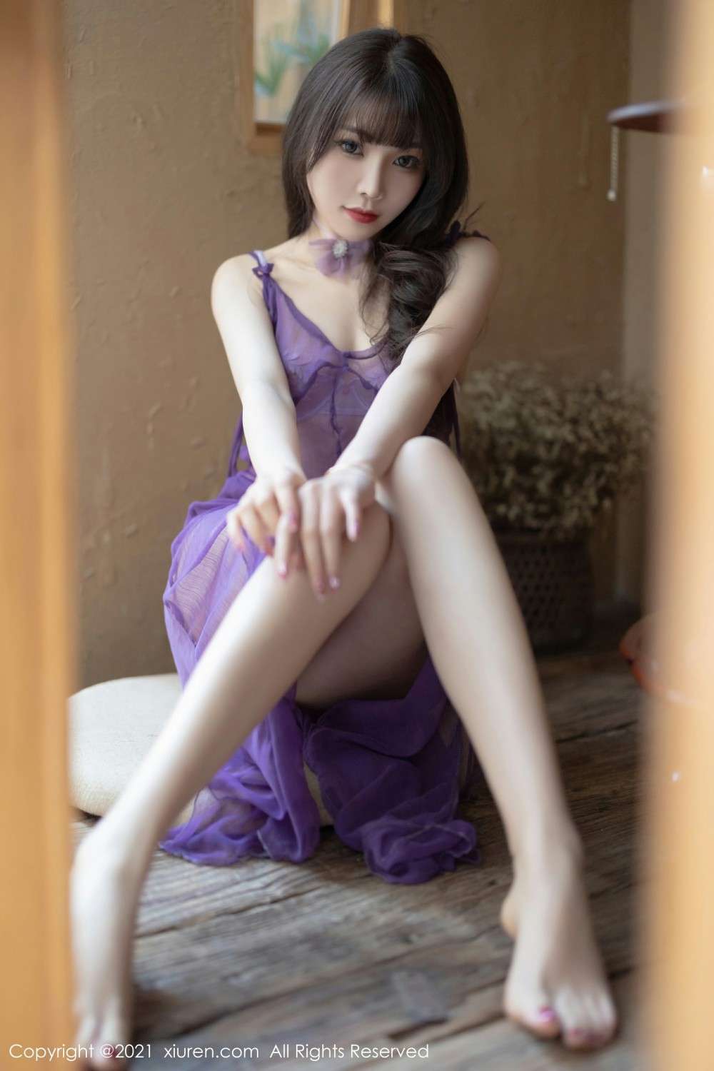 [XiuRen秀人网] 2021.12.30 No.4410 芝芝Booty 透明长裙第2张