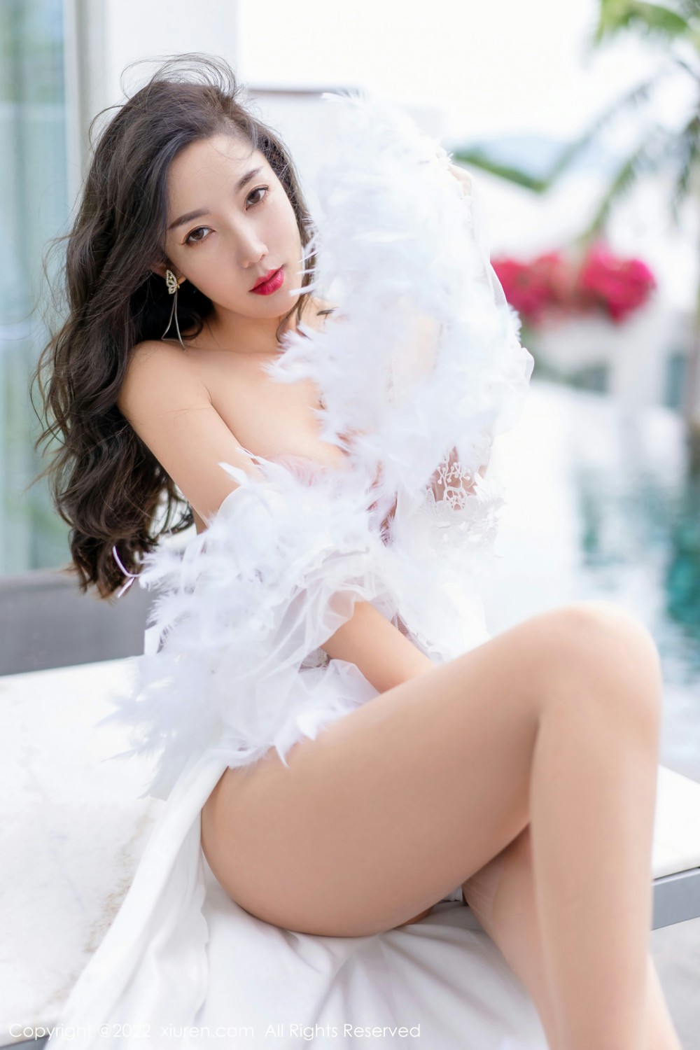 [XiuRen秀人网] 2022.01.04 No.4420 艾静香 白色礼服第5张