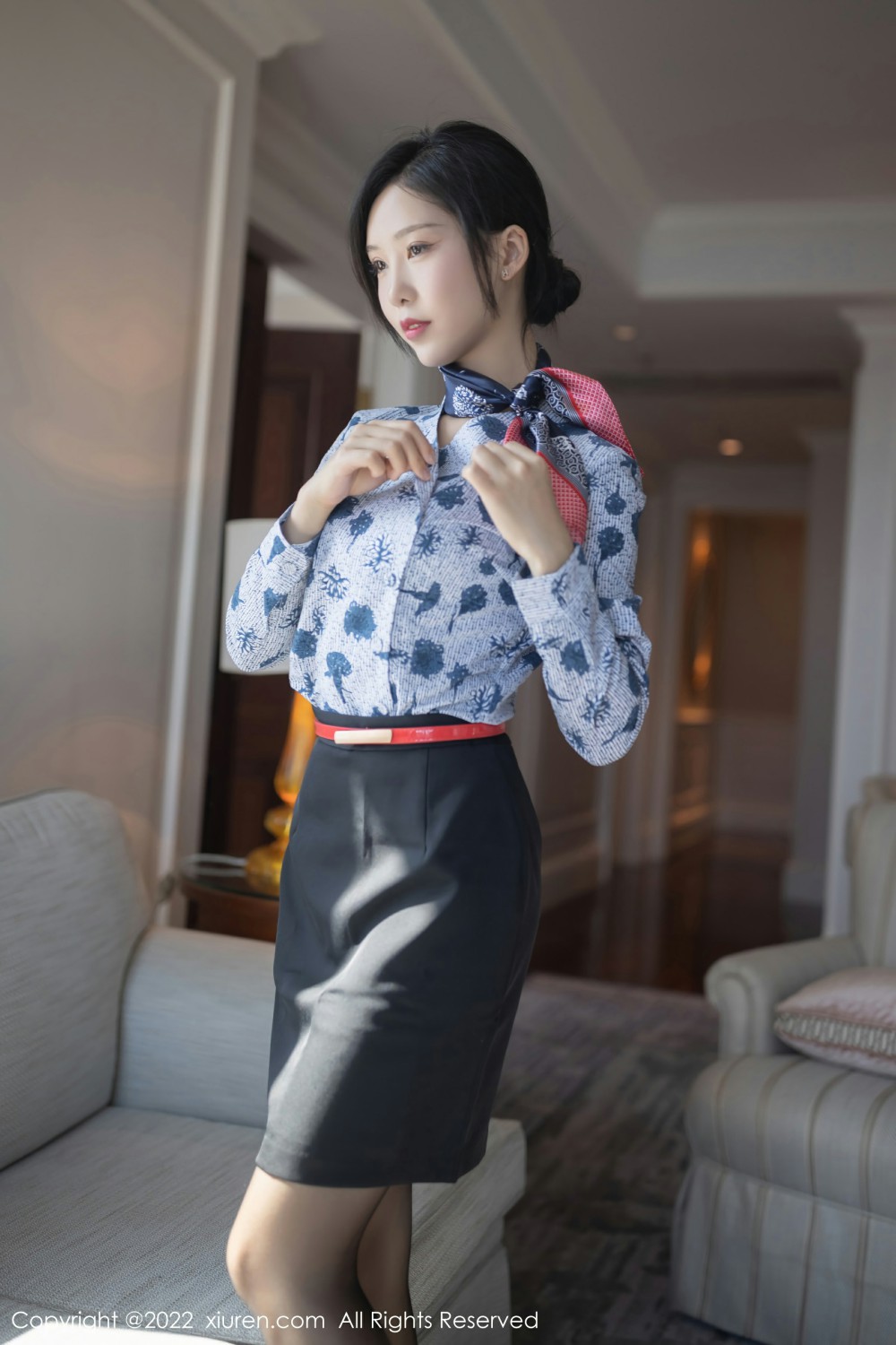 [XiuRen秀人网] 2022.01.06 No.4430 抖娘利世 空姐制服第4张