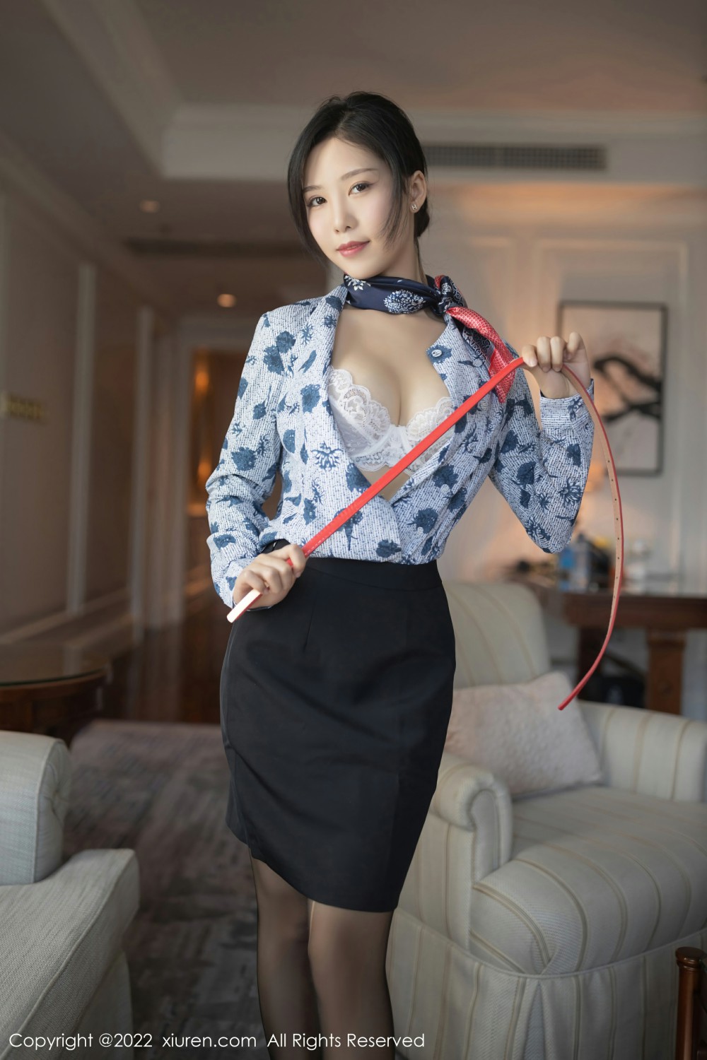 [XiuRen秀人网] 2022.01.06 No.4430 抖娘利世 空姐制服第8张