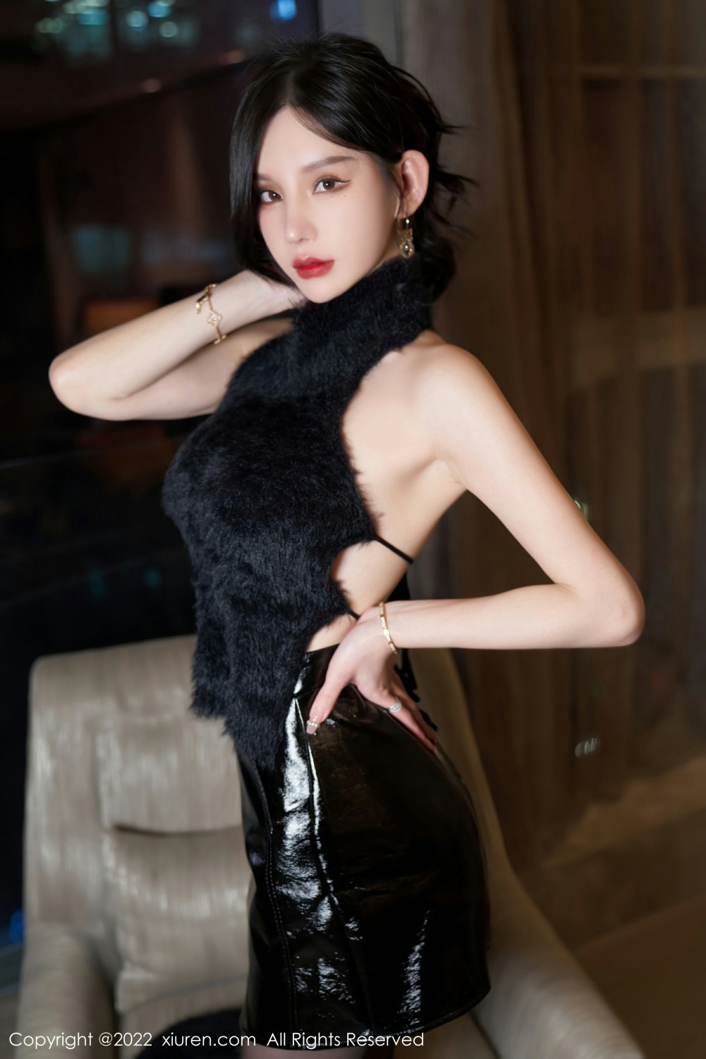 [XiuRen秀人网] 2022.01.07 No.4437 周于希Sally 诱人黑丝第6张