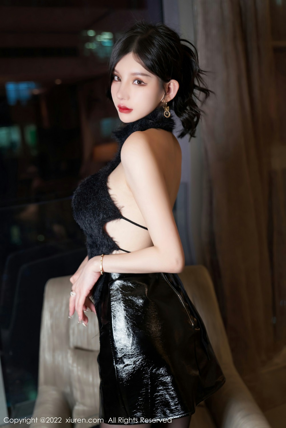 [XiuRen秀人网] 2022.01.07 No.4437 周于希Sally 诱人黑丝第6张