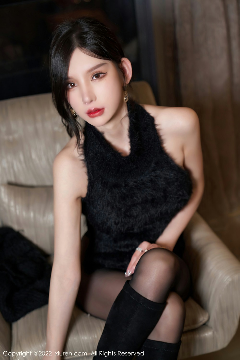 [XiuRen秀人网] 2022.01.07 No.4437 周于希Sally 诱人黑丝第8张