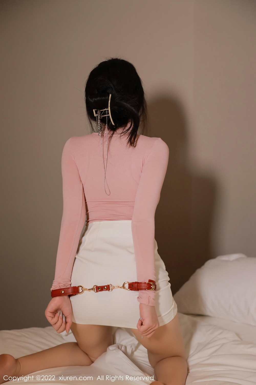 [XiuRen秀人网] 2022.01.13 No.4457 Niki可雅 粉色上衣第4张