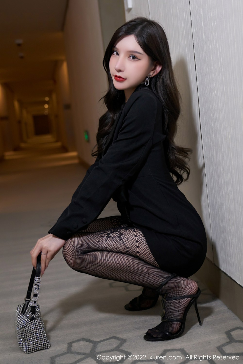 [XiuRen秀人网] 2022.01.19 No.4486 周于希Sally 魅惑黑色第3张