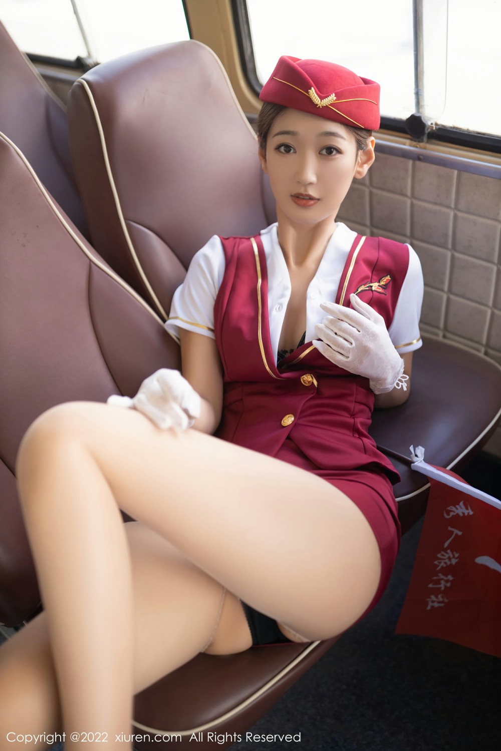 [XiuRen秀人网] 2022.01.24 No.4506 唐安琪 导游制服第4张