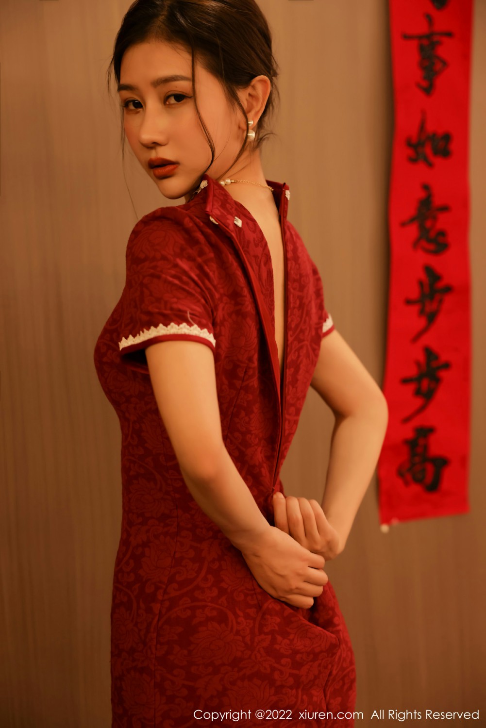 [XiuRen秀人网] 2022.01.25 No.4508 尹甜甜 新年写真第3张