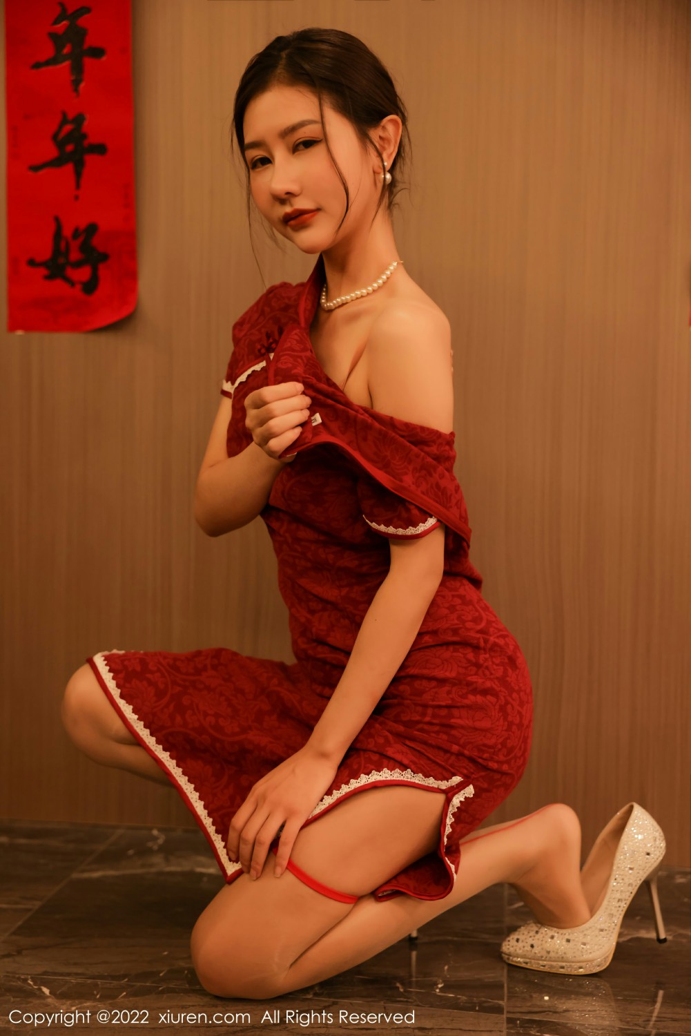 [XiuRen秀人网] 2022.01.25 No.4508 尹甜甜 新年写真第4张
