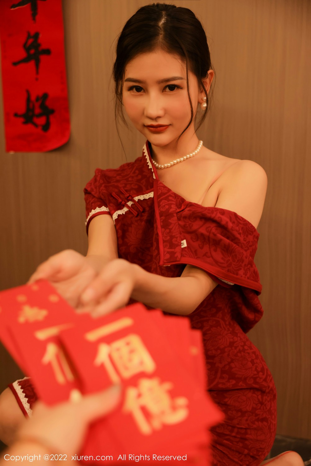 [XiuRen秀人网] 2022.01.25 No.4508 尹甜甜 新年写真第4张