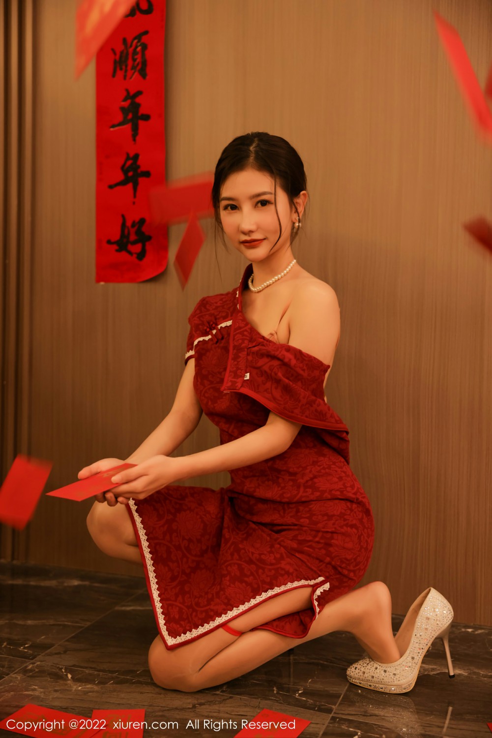 [XiuRen秀人网] 2022.01.25 No.4508 尹甜甜 新年写真第4张
