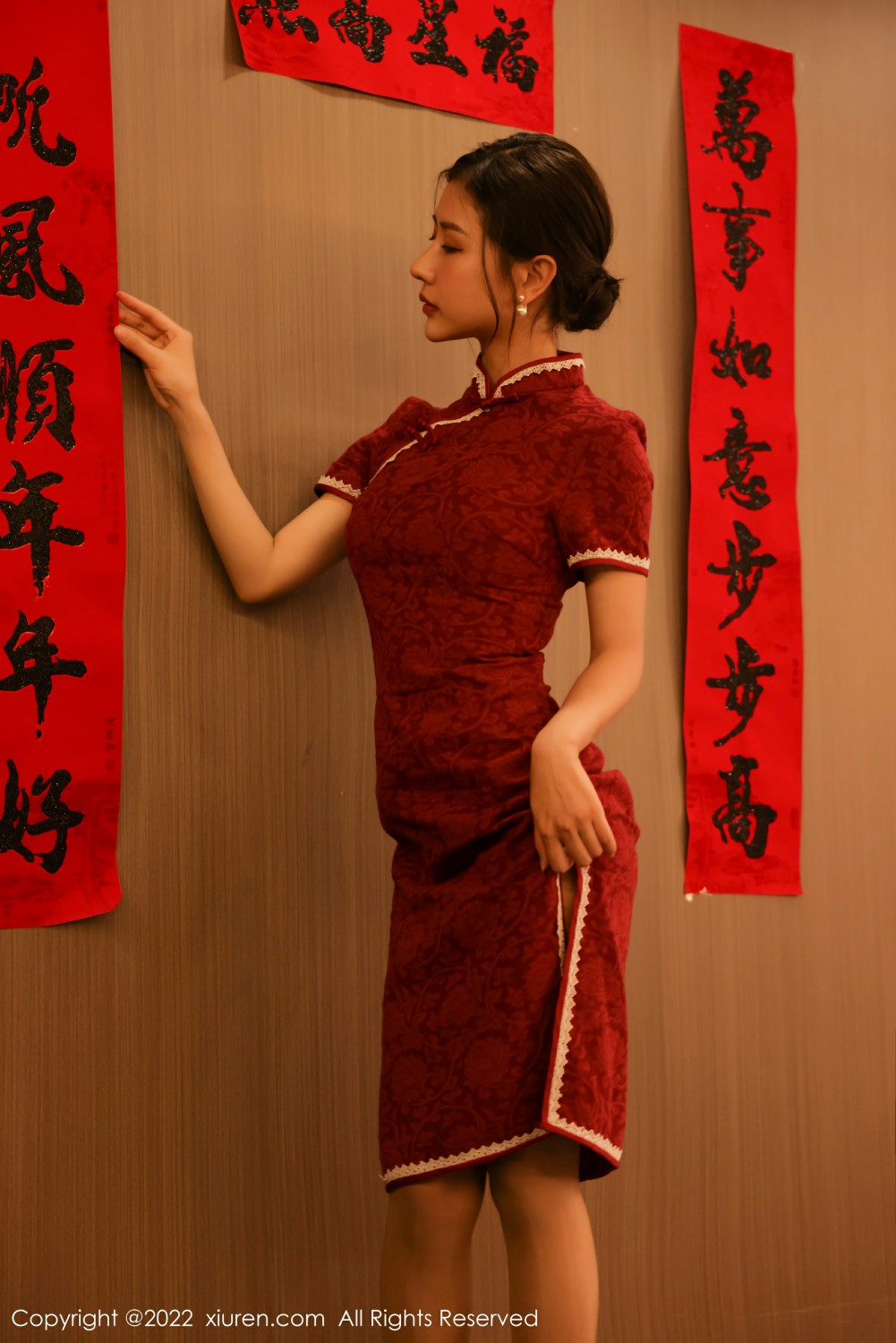 [XiuRen秀人网] 2022.01.25 No.4508 尹甜甜 新年写真第1张
