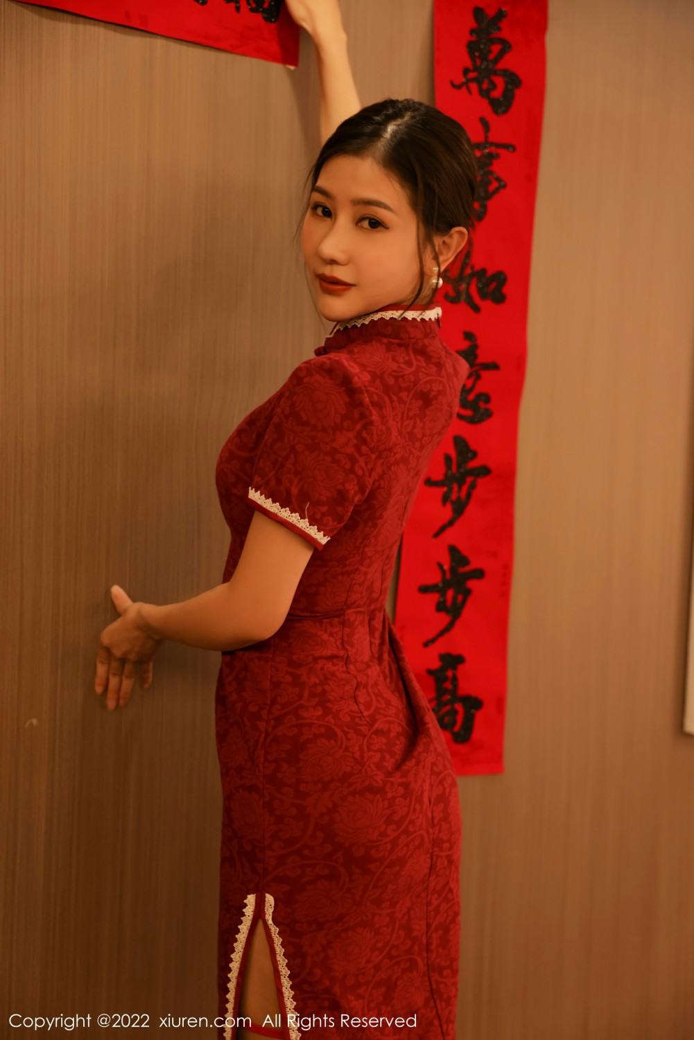 [XiuRen秀人网] 2022.01.25 No.4508 尹甜甜 新年写真第1张