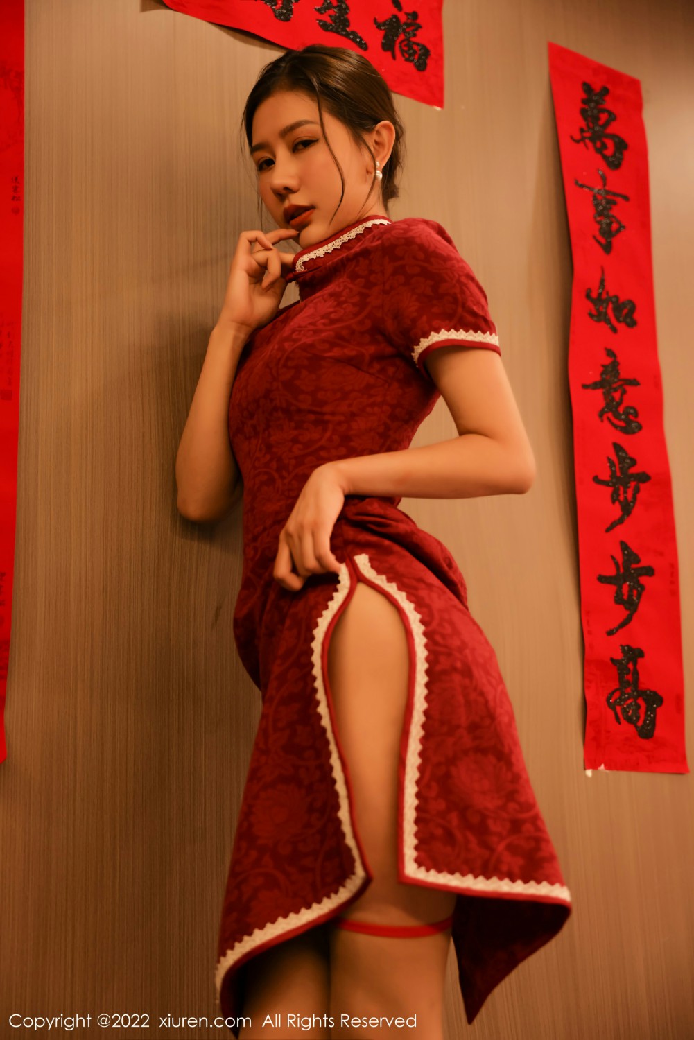 [XiuRen秀人网] 2022.01.25 No.4508 尹甜甜 新年写真第2张