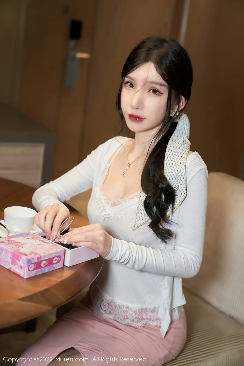 [XiuRen秀人网] 2022.01.26 No.4517 周于希Sally 粉色裙子第3张