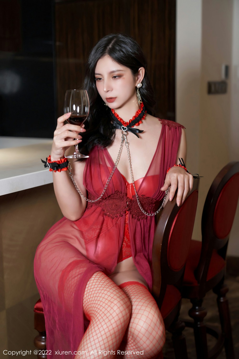 [XiuRen秀人网] 2022.01.29 No.4537 小蛮妖Yummy 情趣制服第1张