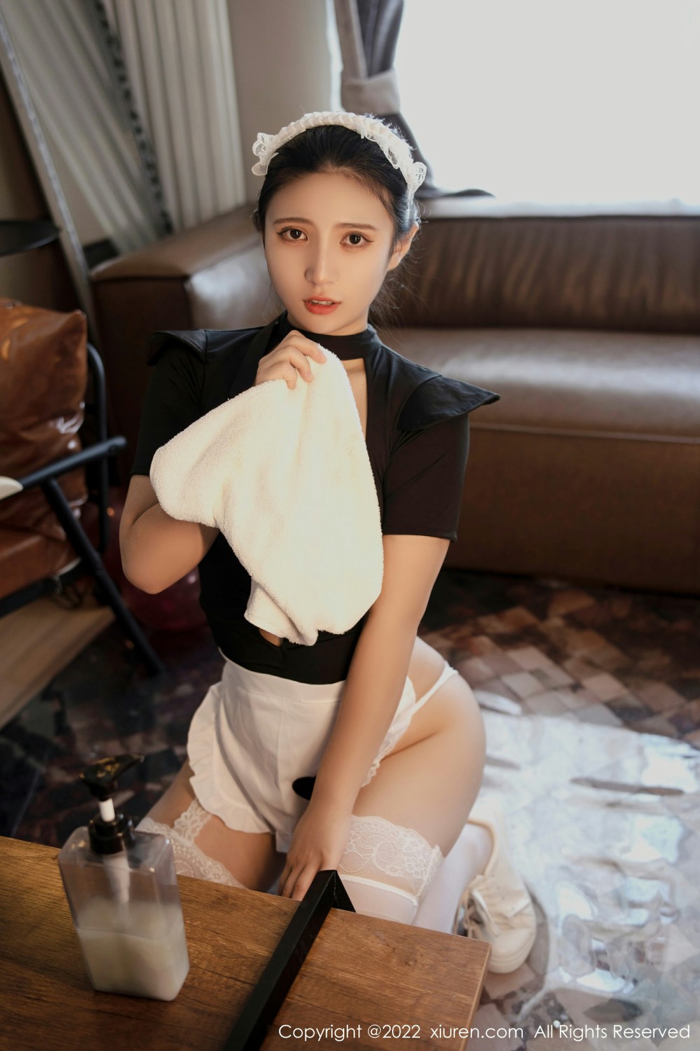 [XiuRen秀人网] 2022.02.08 No.4554 久久Aimee 小女仆第7张
