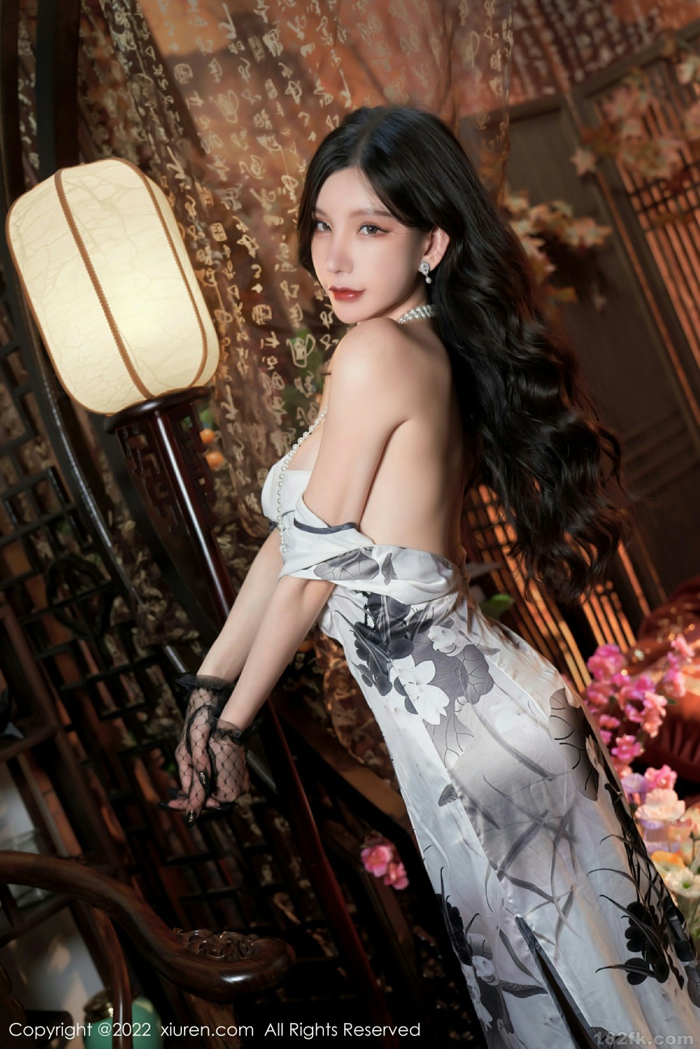 [XiuRen秀人网] 2022.02.18 No.4608 周于希Sally 水墨长裙第6张