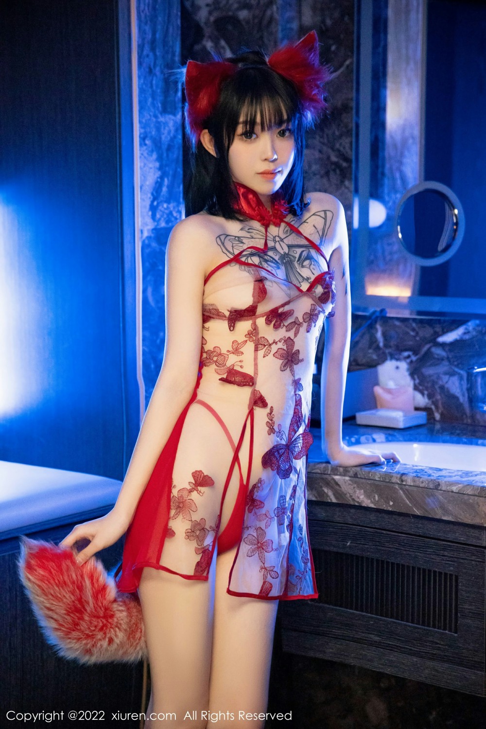 [XiuRen秀人网] 2022.02.24 No.4634 奶瓶. 性感小狐狸第2张