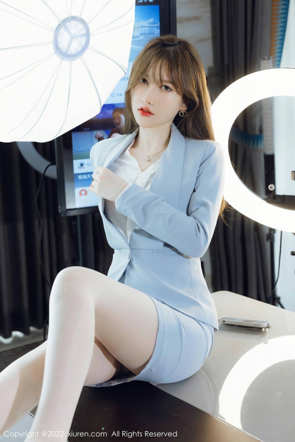 [XiuRen秀人网] 2022.03.02 No.4658 美桃酱 制服系列第4张