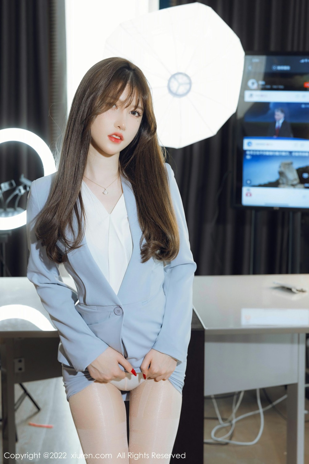 [XiuRen秀人网] 2022.03.02 No.4658 美桃酱 制服系列第4张