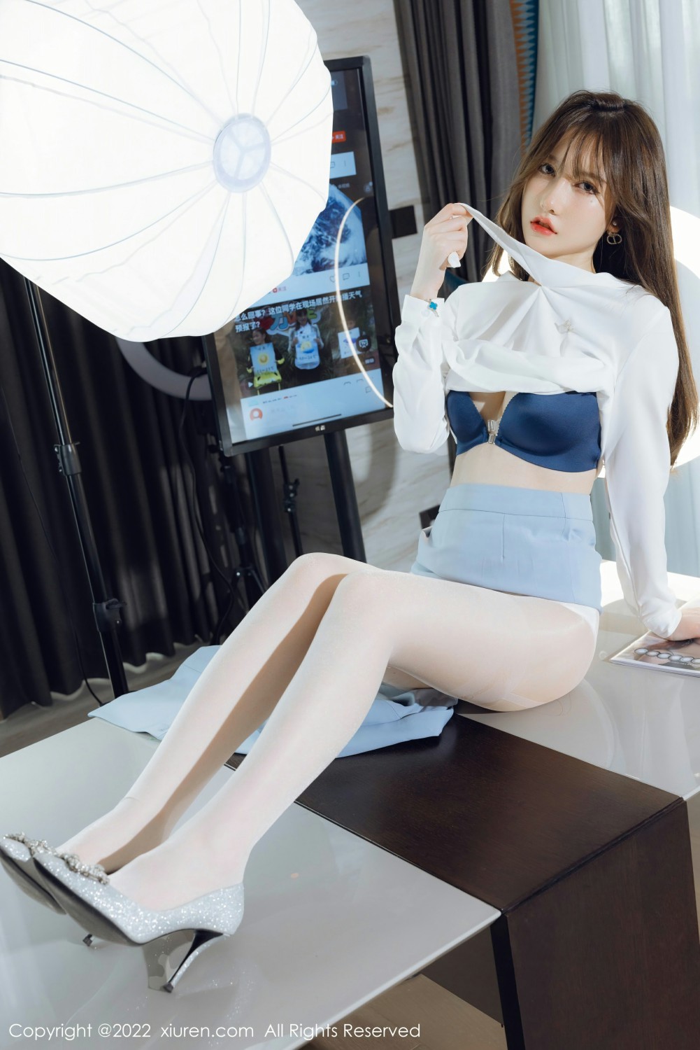 [XiuRen秀人网] 2022.03.02 No.4658 美桃酱 制服系列第10张