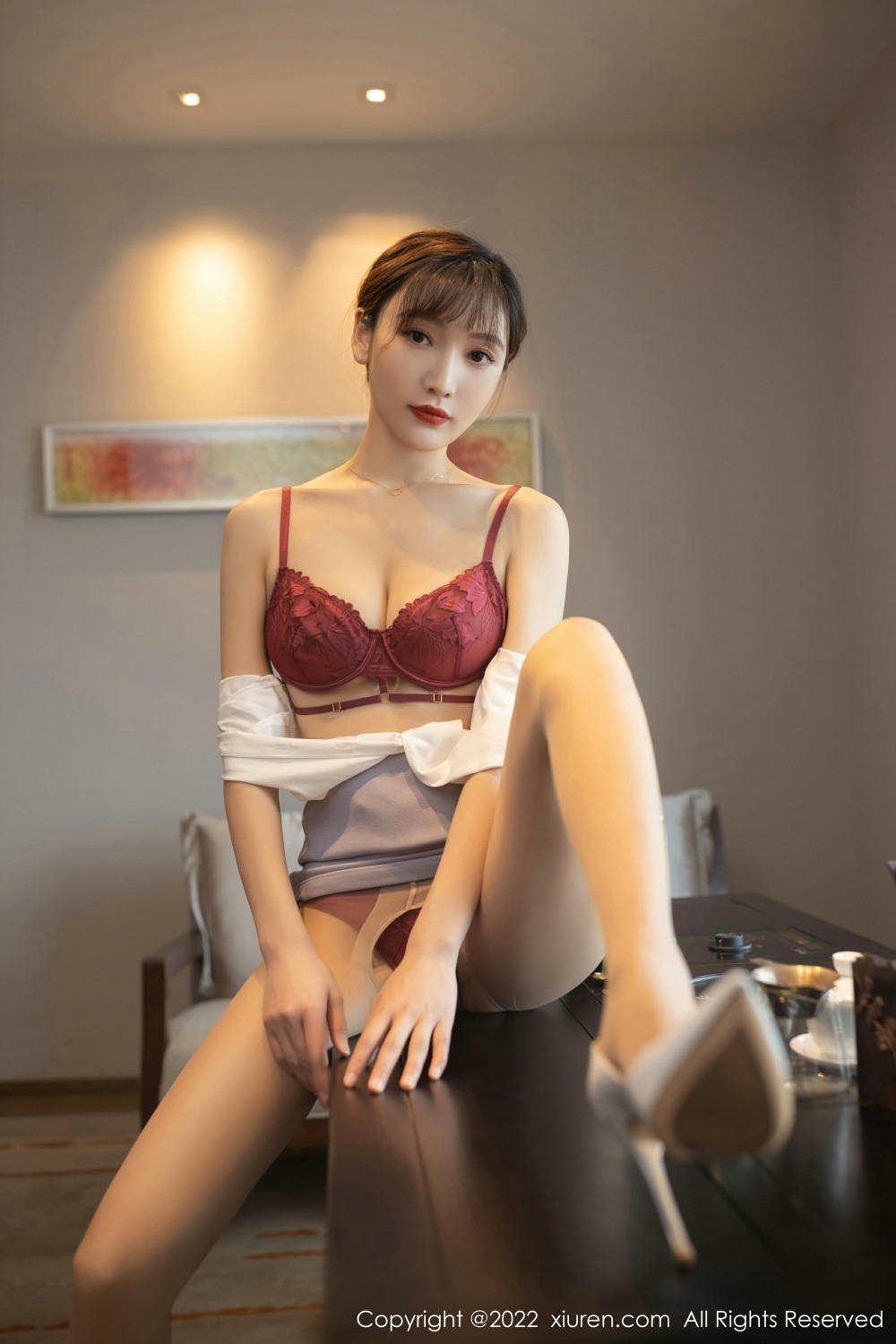 [XiuRen秀人网] 2022.03.09 No.4694 陆萱萱 性感茶艺师第6张