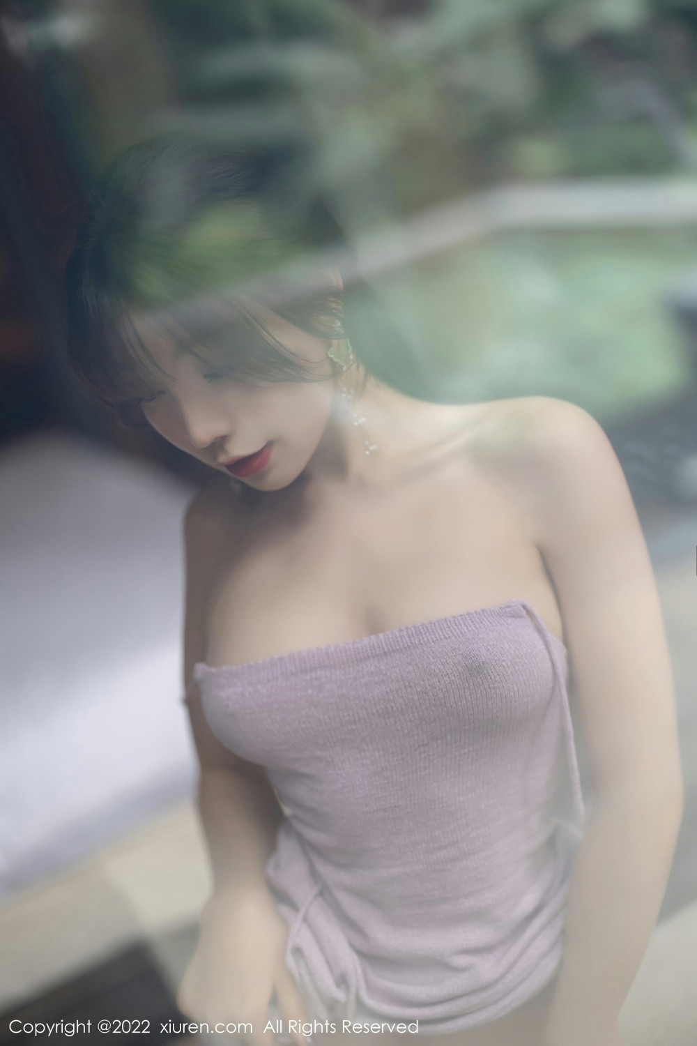 [XiuRen秀人网] 2022.03.17 No.4734 芝芝Booty 紫色吊带第12张