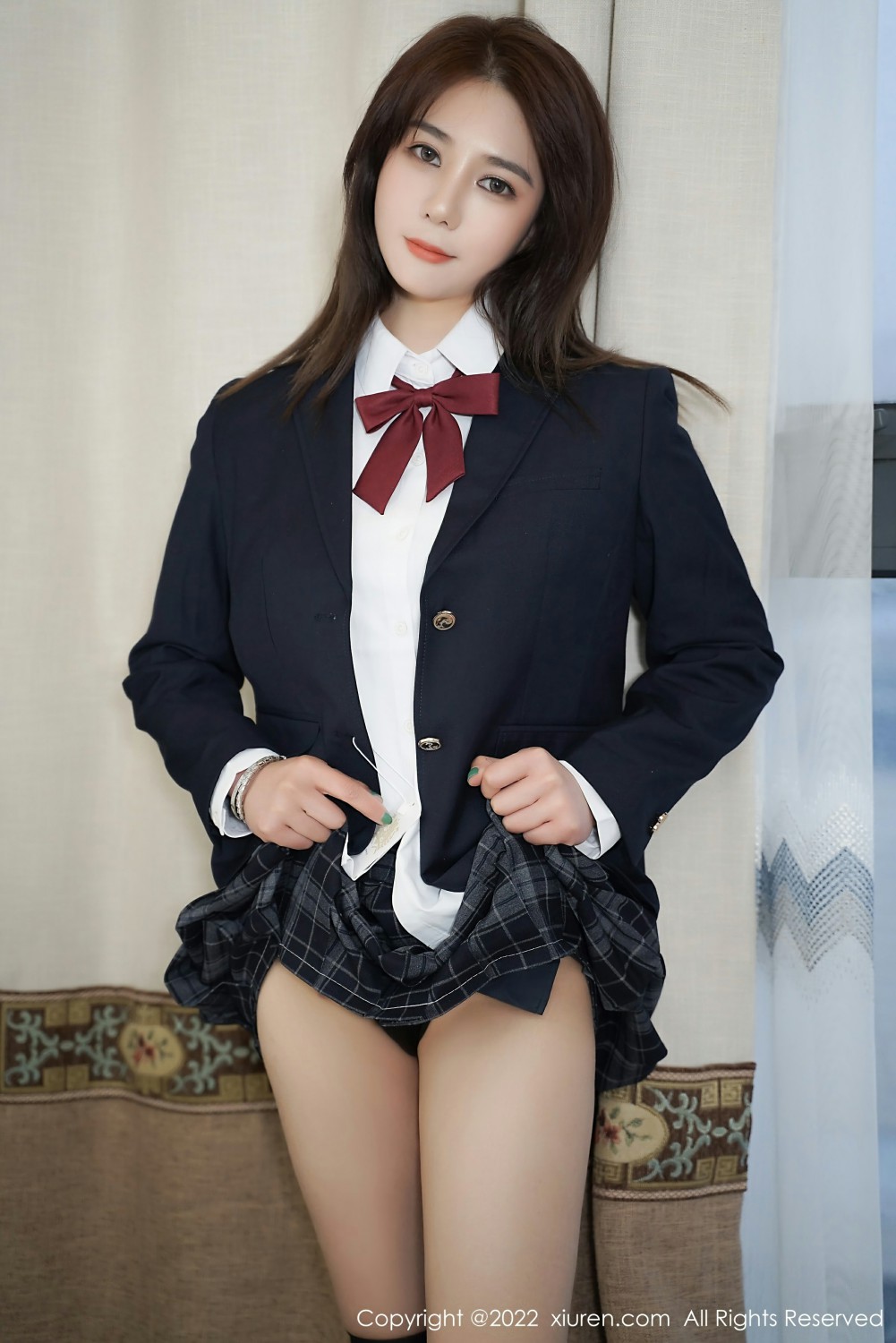 [XiuRen秀人网] 2022.03.22 No.4751 fairy如歌 学妹装扮第3张