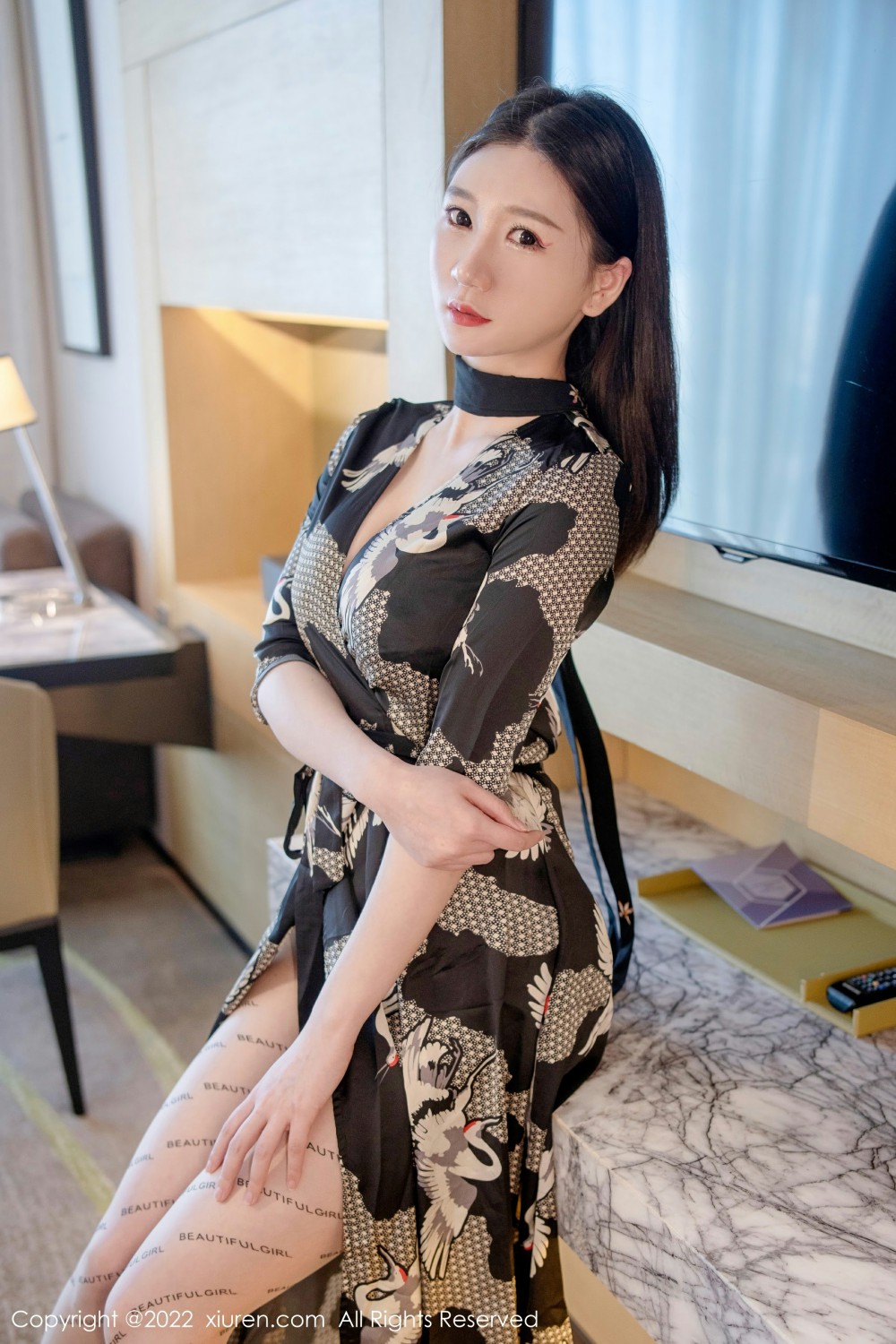 [XiuRen秀人网] 2022.03.23 No.4759 顾乔楠Cora 肉感御姐第3张